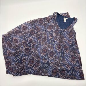 Sundance | Bohemian Maxi Dress Sleeveless Tiered Southwestern | Lined | small